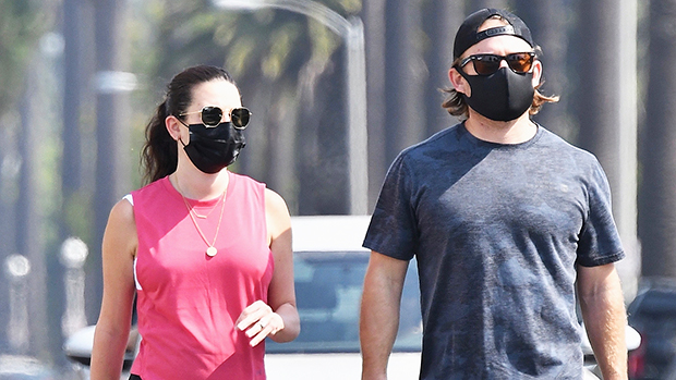 Lea Michele Enjoys Post-Baby Workout Walk With Hubby Plus 4 More Pics Of Celebs Breaking A Sweat