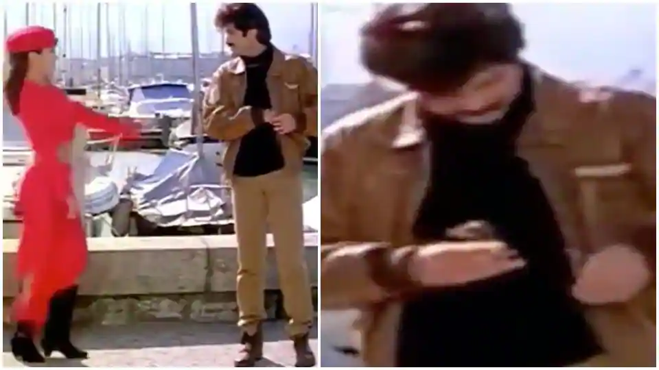 Anil Kapoor cracks up fans with clip from Judaai,  struggles to find his pockets in romantic song with Urmila Matondkar. Watch