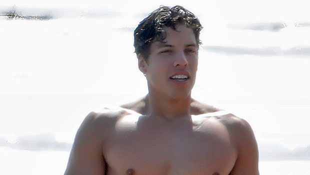 Arnold Schwarzenegger’s Son Joseph Baena Pumps Up His Muscles In Shirtless New Video