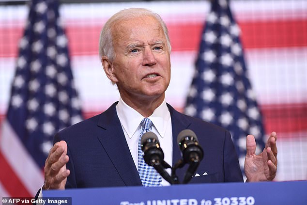 Democratic nominee Joe Biden ridiculed President Donald Trump and his campaign for some of the attacks being made against the Democrat.