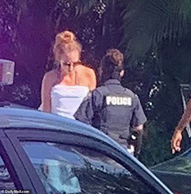 Brad Parscale’s wife is pictured after fleeing and screaming for help in just a bikini