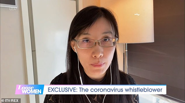 Ms Yan posted the report online alleging that the coronavirus was designed. But scientists have previously dismissed her claims and said there is