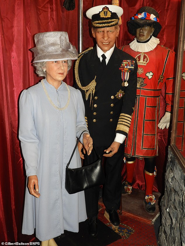 Wax models of the Queen and Prince Philip are up for sale for £160 and £240 respectively