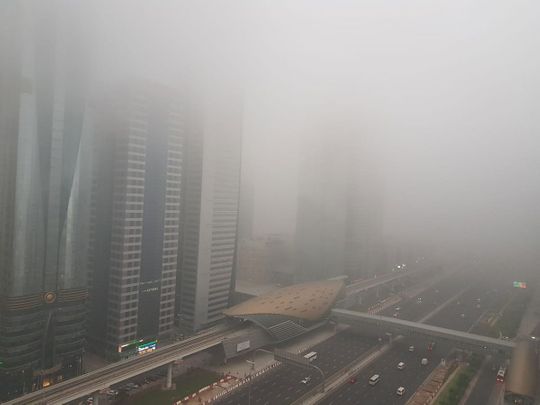 Dubai traffic alert: Fog warning from Dubai Police for four roads