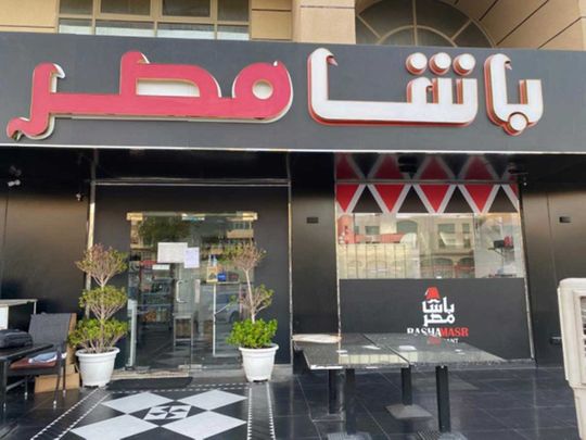 Egyptian restaurant shut down in UAE for storing food on floor