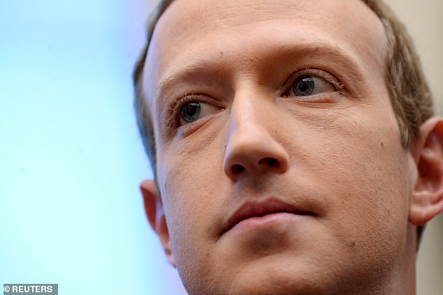 Chief executive Mark Zuckerberg discussed the move during a question-and-answer session with employees. Above, Mark Zuckerberg pictured in a 2019 file image