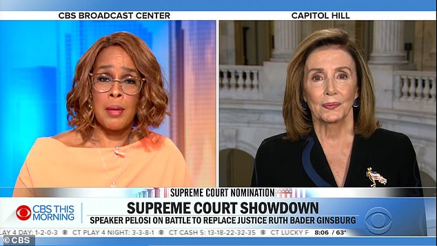 Gayle King scolds Nancy Pelosi for calling Trump’s allies ‘henchmen’ and says it solves nothing