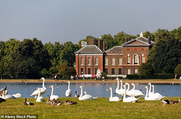Overlooking one of London¿s most beautiful parks has many advantages for the residents of Kensington Palace (pictured)