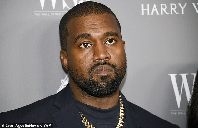 Divine intervention: Kanye West, shown in November in New York City, claimed on Tuesday that