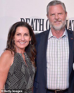 Jerry Falwell Jr and his wife Becki in 2018