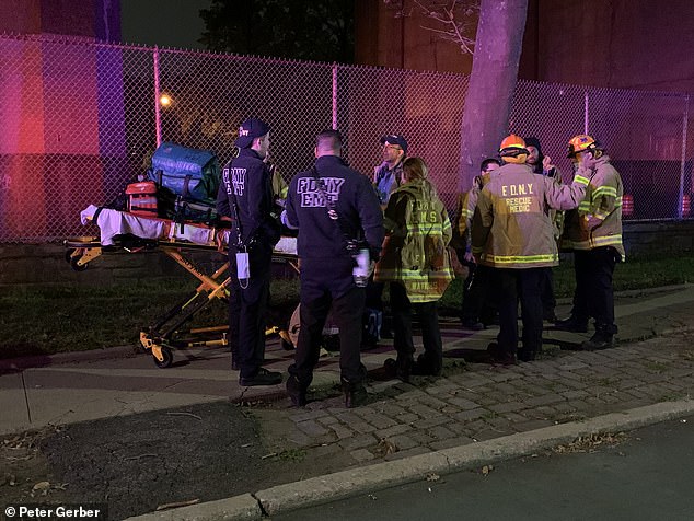 The NYPD bomb squad was called to Astoria, Queens, Tuesday night after reports that