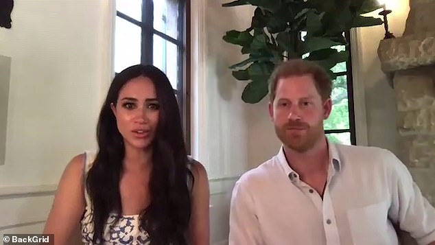 The Duke, 35,  and Duchess of Sussex, 39, are
