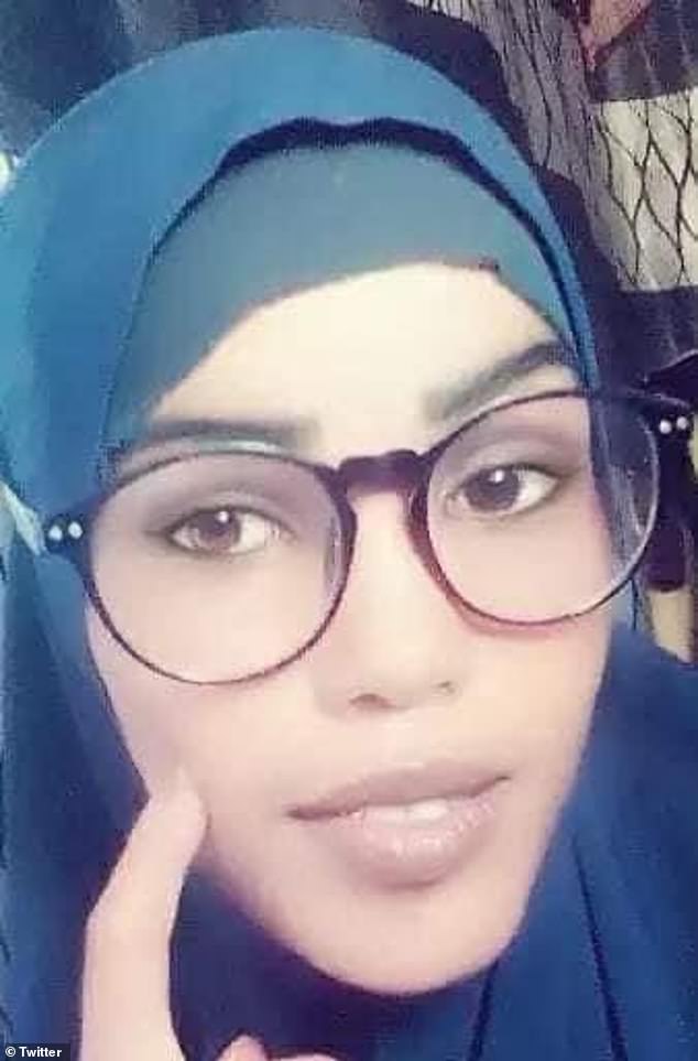 Student Hamdi Mohamed Farah, 19, (pictured) was raped and thrown from a a six-floor building to her death last Friday, according to local media reports