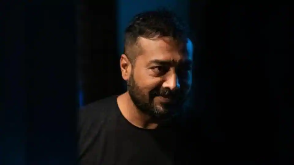 Anurag Kashyap on the set of his latest film Choked.