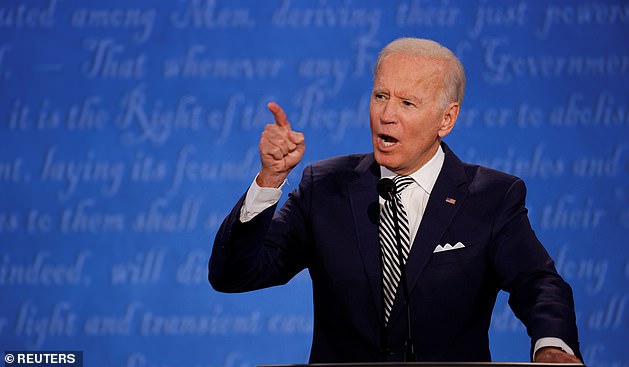 The debate on racial relations got so bad that at one point Joe Biden called Trump a 'racist'