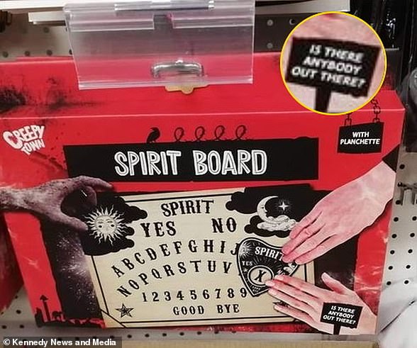 Poundland is selling its Spirit Board for £1 nationwide as part of its 'Creepy Town' Halloween displays