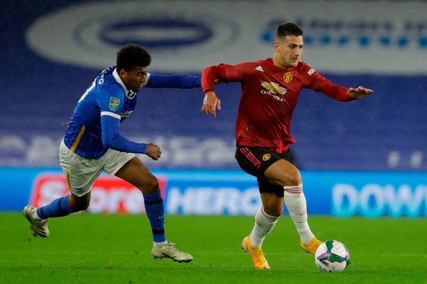 Diogo Dalot was given a rare start but is on his last chance to impress
