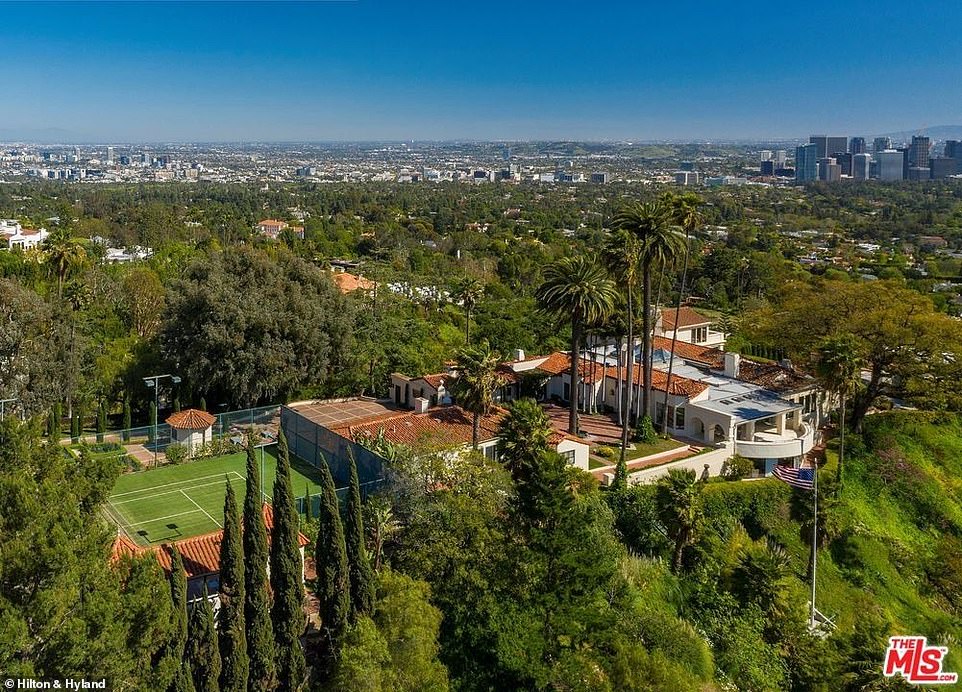 Compound: The 35-year-old basketball star finalized the deal on a Beverly Hills compound for $36.8 million on Wednesday, according to Variety