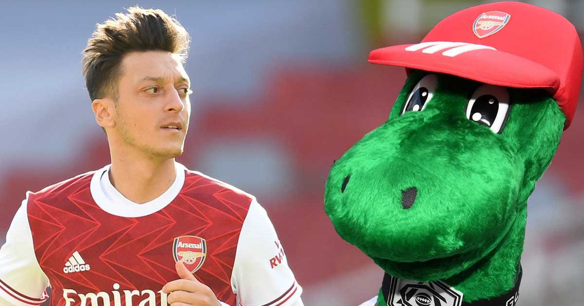Ozil offers to pay Gunnersaurus’ wages so he can keep mascot job at Arsenal