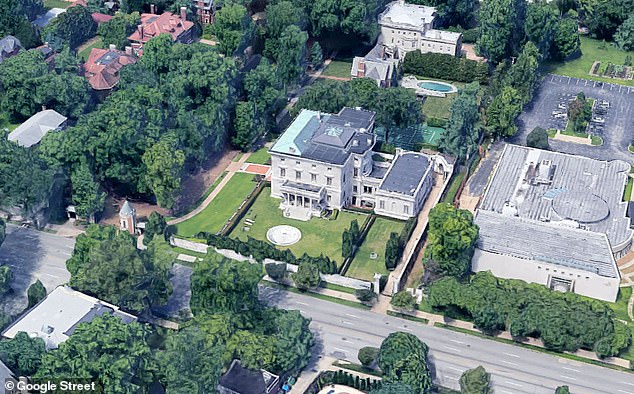 The $1.15 million home of the McCluskey's is seen above.