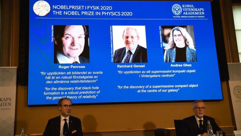 Nobel Prize in Physics: Roger Penrose, Reinhard Genzel and Andrea Ghez win the prize for their discoveries about black holes | The NY Journal
