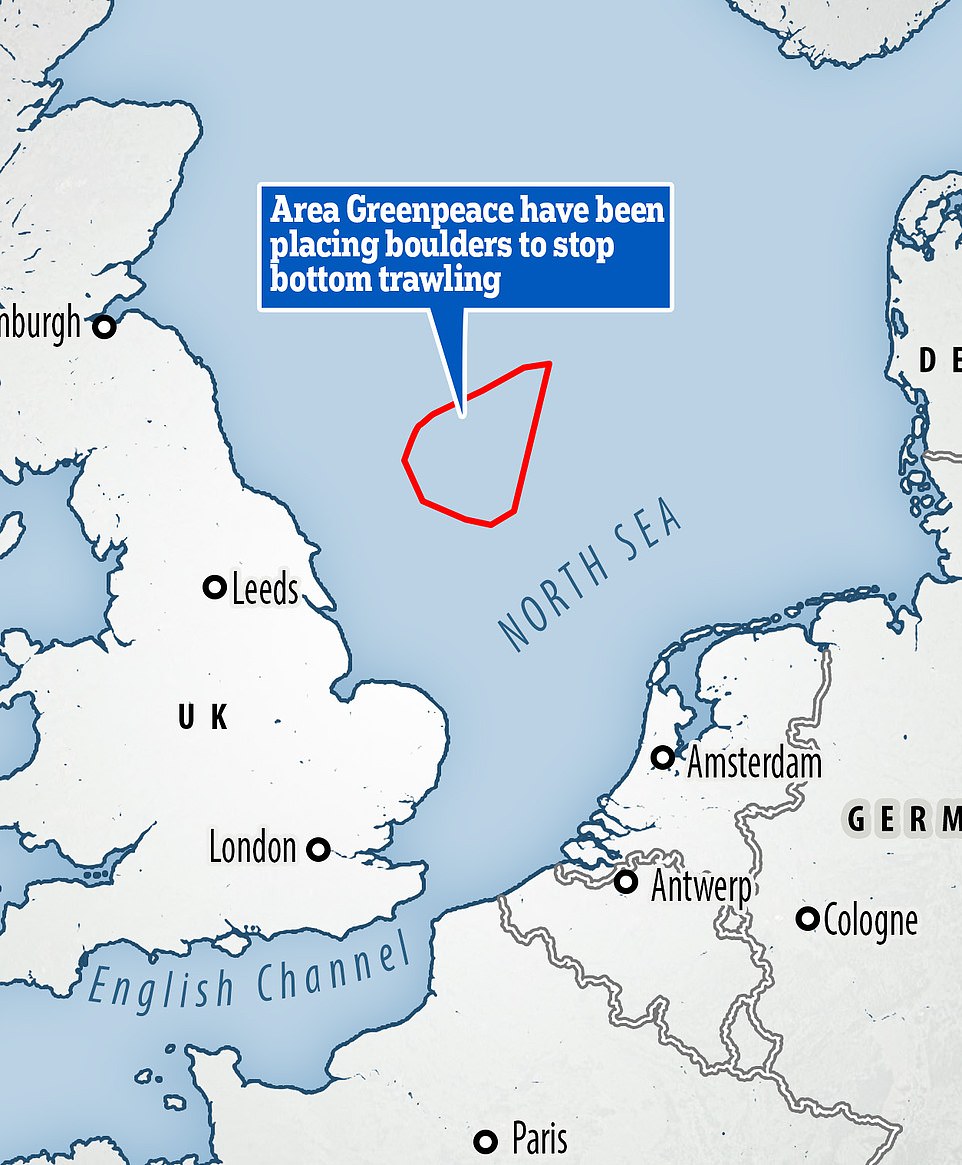 Greenpeace Completes Its Boulder Barrier To Prevent Destructive Bottom Trawling The State