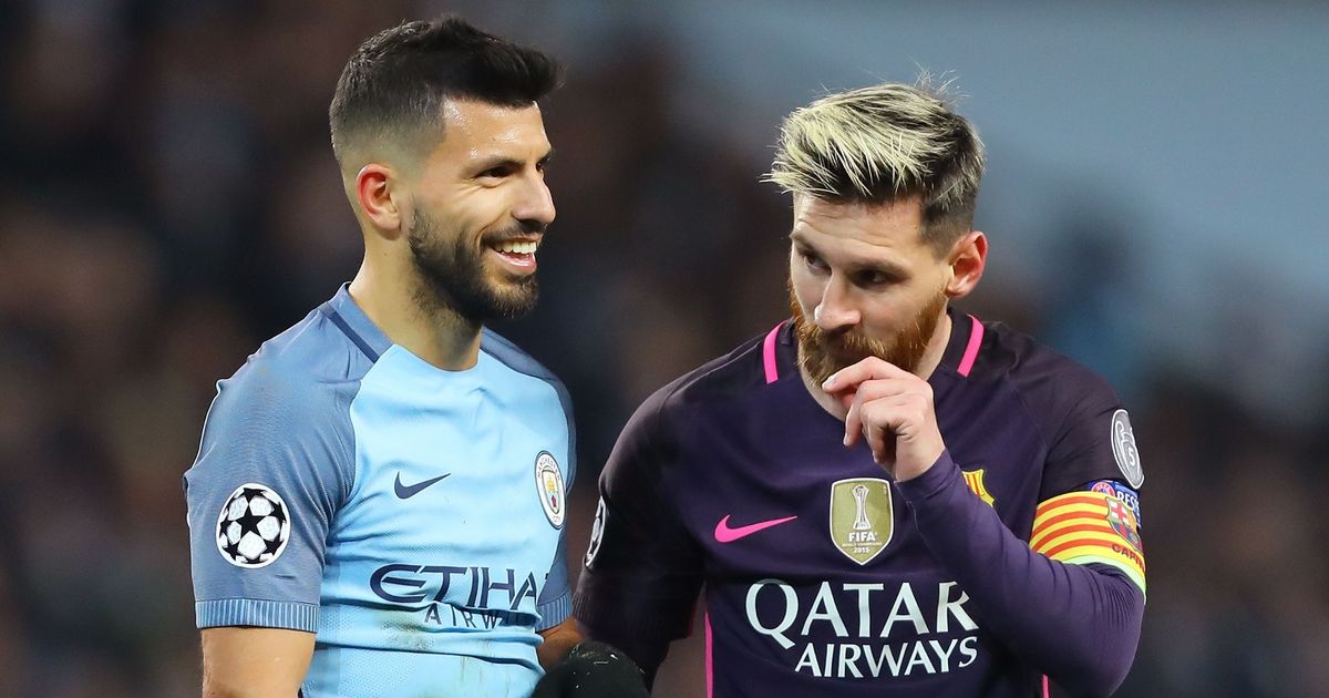 Sergio Aguero could depart Man City to make room for Lionel Messi transfer