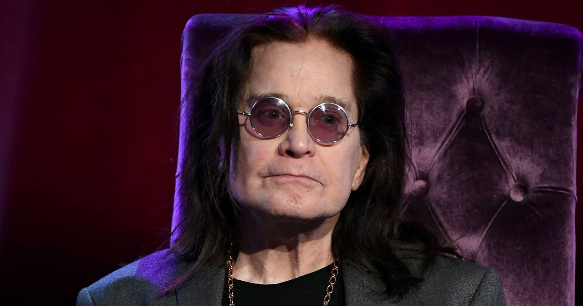 Ozzy Osbourne ditches silver hair and goes back to trademark black locks