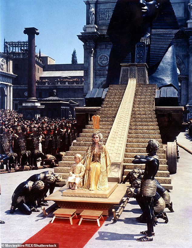 Infamous film: Taylor's Cleopatra was the highest-grossing movie of 1963. However, it was beset by production delays and scandal, to the point of almost bankrupting 20th Century Fox