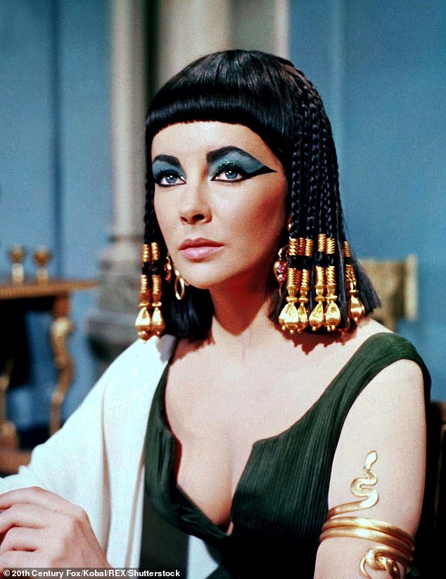 Big shoes to fill: The Queen of Egypt was memorably played by Hollywood legend Elizabeth Taylor in a 1963 epic