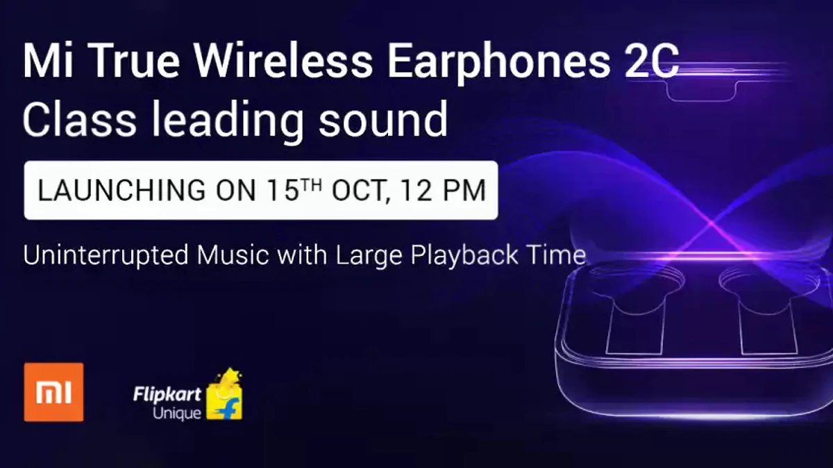 Mi True Wireless Earphones 2C with 14.2mm Drivers to Launch on October 15