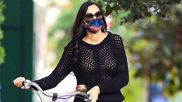 X Men Star Famke Janssen 55 Wears Mini Skirt While Bike Riding Around Nyc See Pics The State Moving to america in the 1980s, she. x men star famke janssen 55 wears