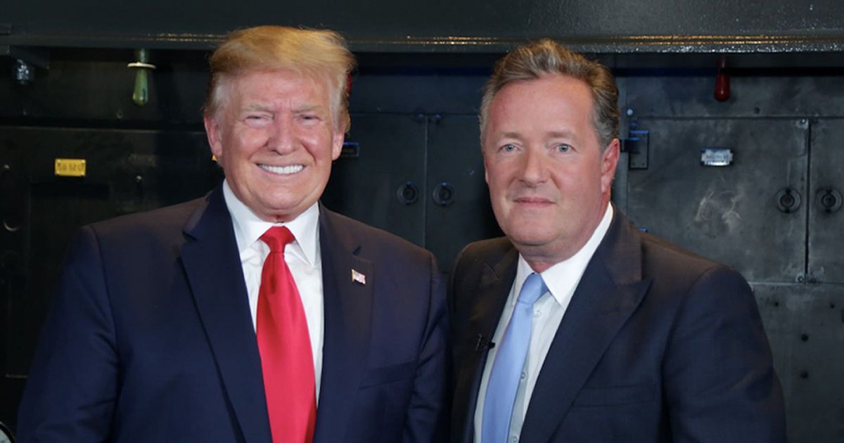 Piers Morgan appears to mend feud with Donald Trump in ’25-minute phone call’