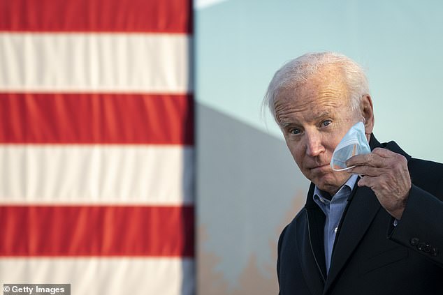 'Protesting and burning and looting Is not protesting. It¿s violence, clear and simple,' former Vice President Joe Biden said at a rally in St. Paul, Minnesota Friday