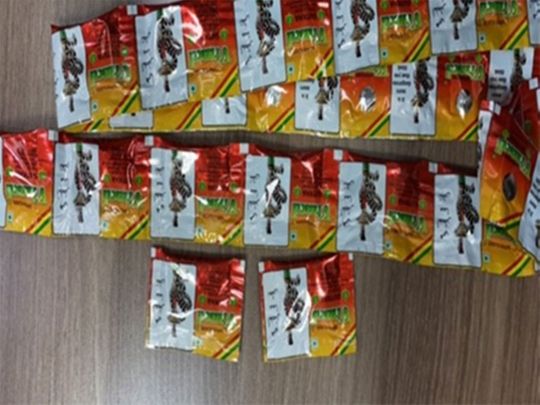 53,760 narcotic pills, 5.5 million parcels of paan seized in Dubai