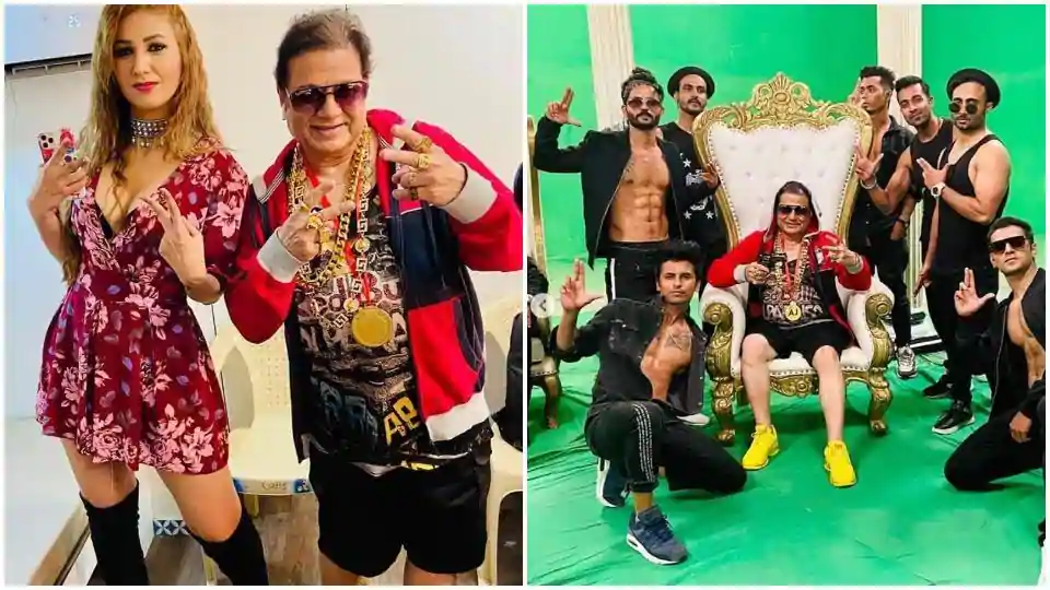 Anup Jalota poses with Jasleen Matharu in rapper avatar after that viral wedding pic, wraps up film shoot