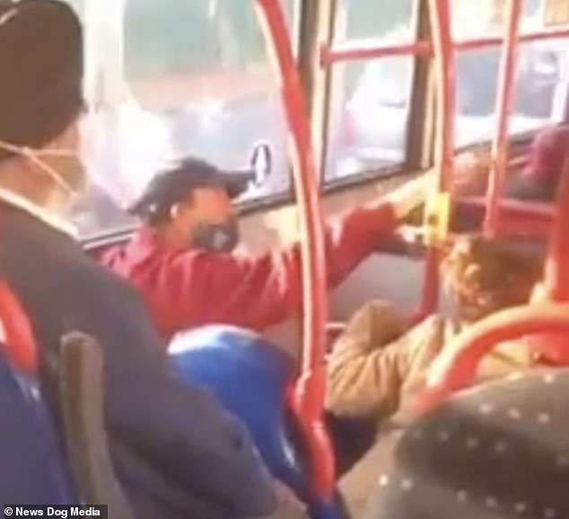Birmingham passenger kicks teenage girl in the face for not wearing a face mask on packed bus