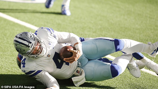 Cowboys’ Dak Prescott suffers horror injury against the NY Giants and leaves the field in tears