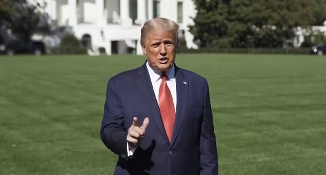President Donald Trump released two videos from the South Lawn of the White House after his return from Walter Reed, where he received treatment for the coronavirus