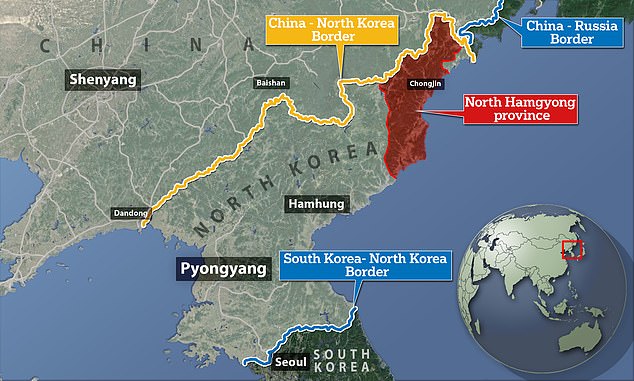 Dozens of North Korean soldiers are blown up while laying landmines