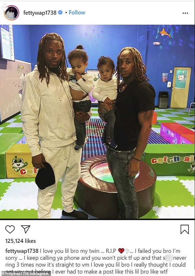 Fetty Wap mourns his ‘twin’ brother’s death in an emotional tribute