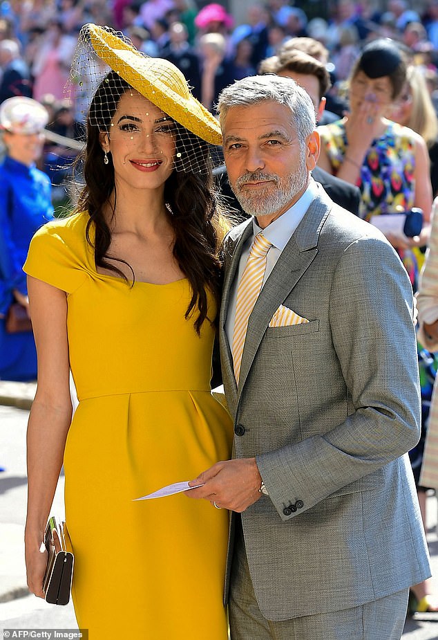 George and Amal Clooney ‘claimed they didn’t know Prince Harry and Meghan Markle at the wedding’