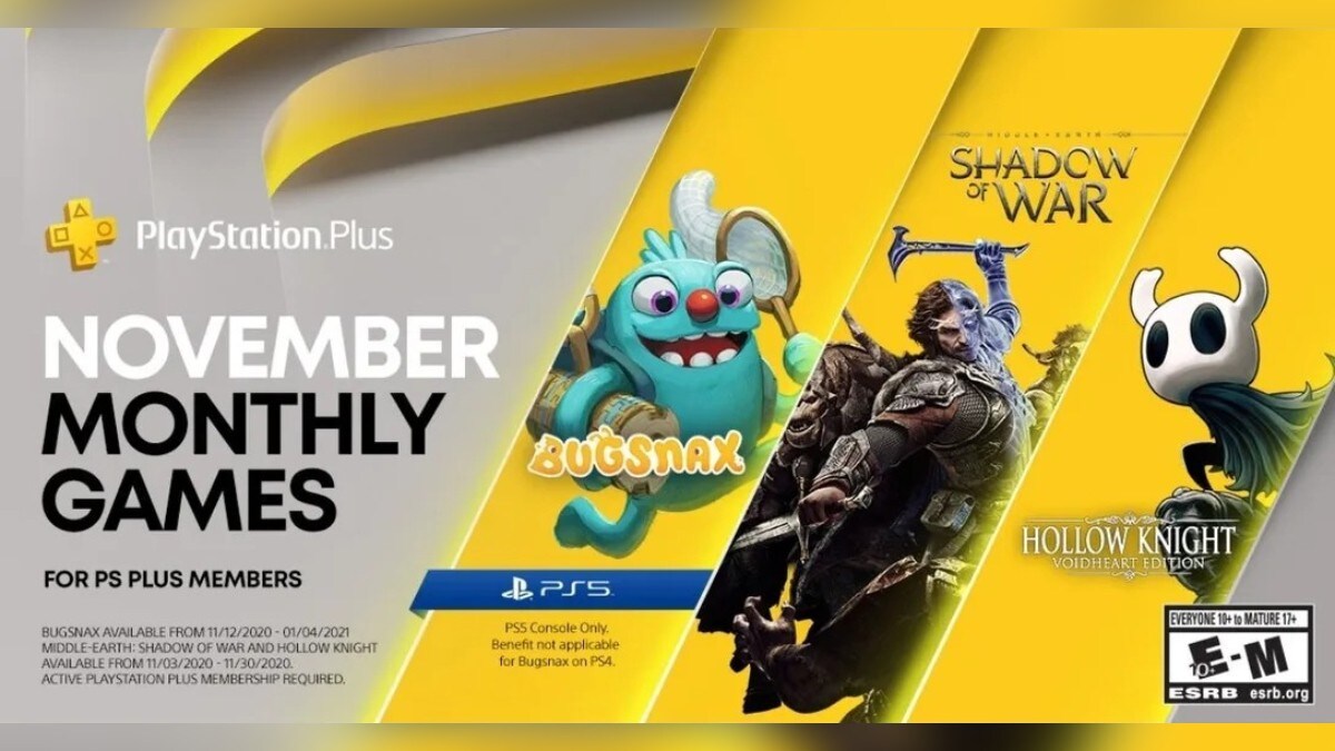 Here Are Your Free PlayStation Plus Games for November