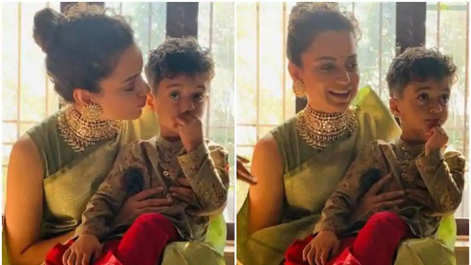 Inside Kangana Ranaut’s brother Aksht’s pre-wedding celebrations: Rangoli shares cute pic of actor, her son Prithviraj