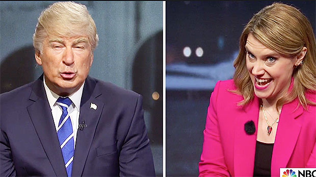 Kate McKinnon’s Savannah Guthrie Clobbers Alec Baldwin’s Donald Trump With A Chair On ‘SNL’