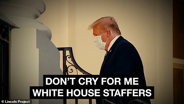 Lincoln Project releases parody video of Trump’s balcony entrance over Evita
