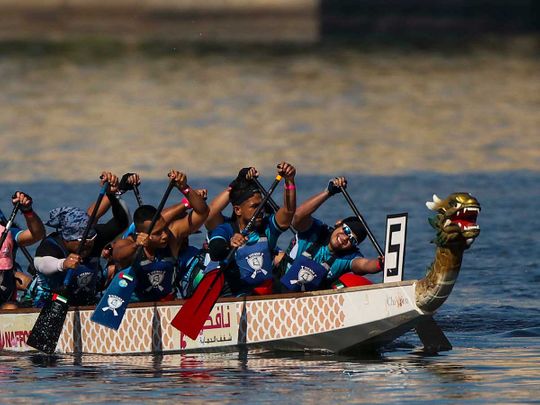 Look: Dragon Boat Challenge returns to Dubai Festival City