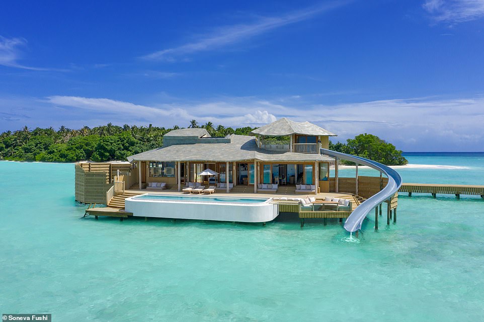 Maldives: The incredible new villas at Soneva Fushi that boast 62ft waterslides