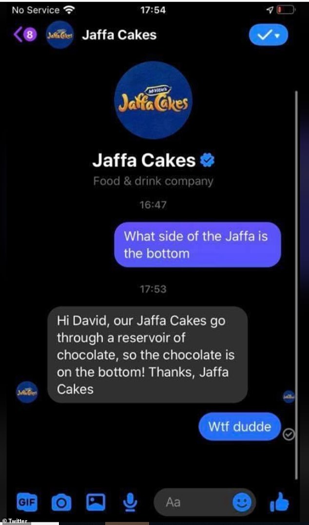 McVitie’s reveal the chocolate is on the BOTTOM of a Jaffa Cake