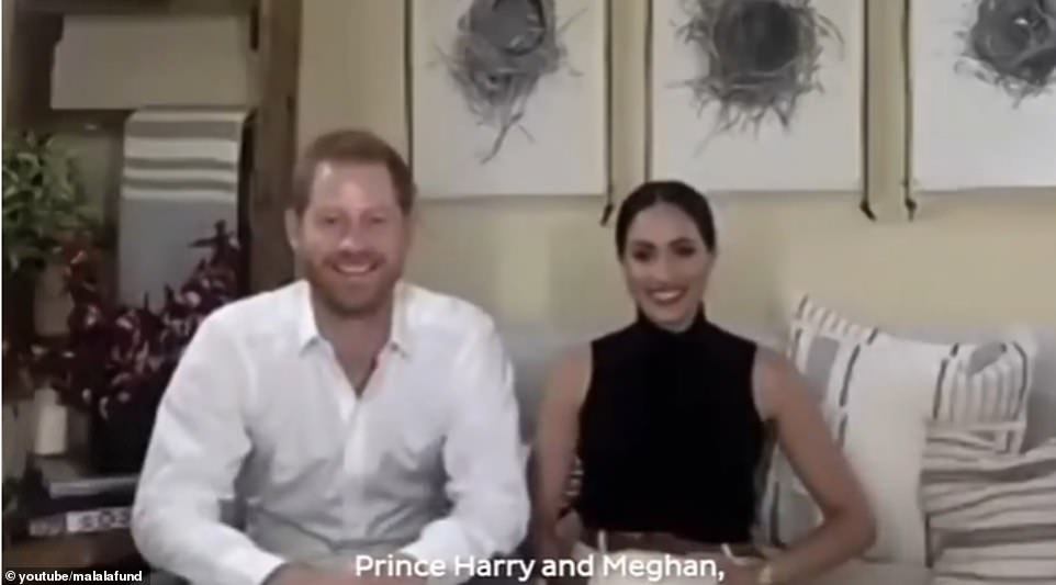Meghan Markle and Prince Harry join activist Malala Yousafzai for virtual chat